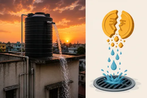 Water Overflow: The Hidden Cost in Indian Households