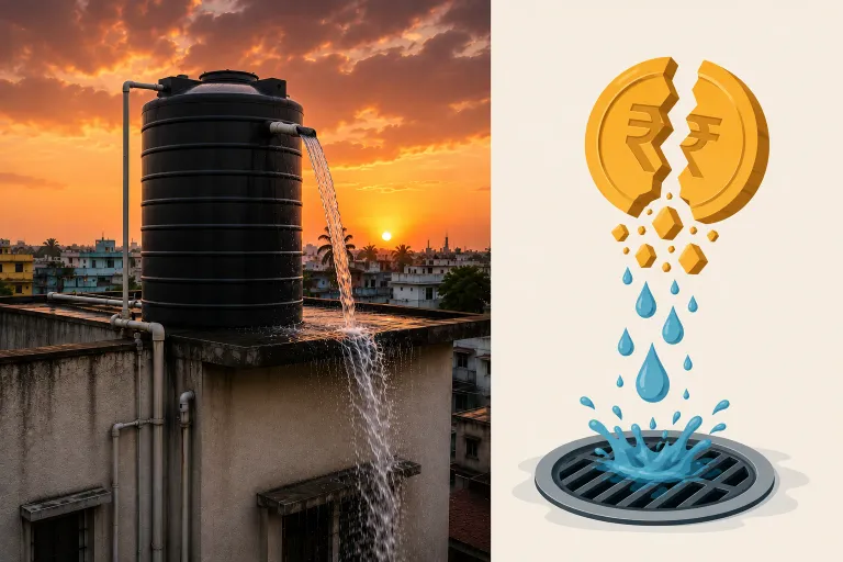 Water Overflow: The Hidden Cost in Indian Households